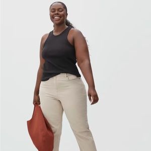 Everlane NWT the Ribbed Cutaway Tank